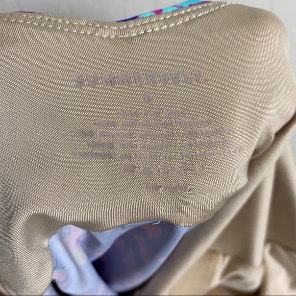 NWT Tanya Taylor x Summersalt The Oasis One Piece Size 6 Floral - Picture 8 of 9